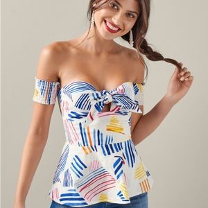 Venus Peplum Style Top